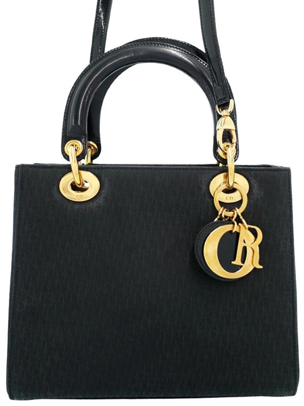 Christian Dior Cannage Quilted Lady Dior 2way bag